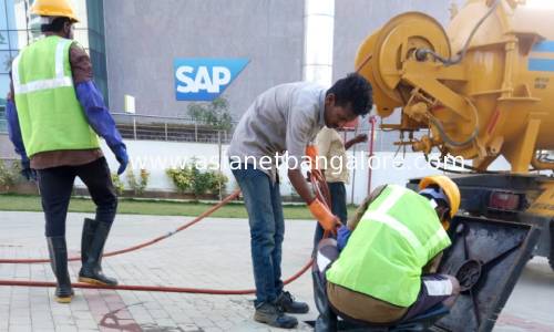 chamber blockage jetting services